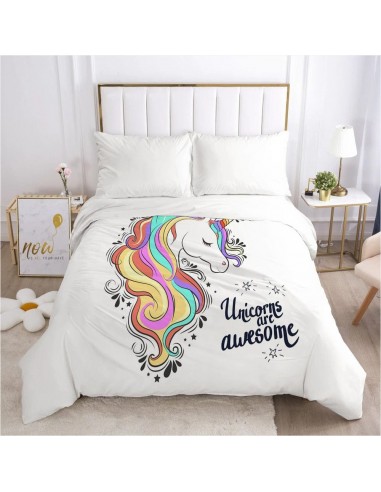 Housse de Couette Licorne 140x200 la livraison gratuite