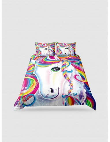 housse de couette  licorne 140x200 pas cher 