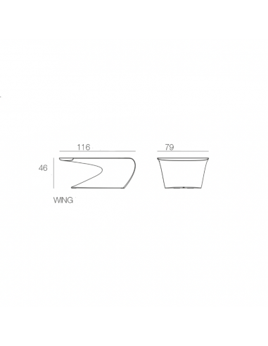 Table Basse d'Extérieur - Wing acheter en ligne